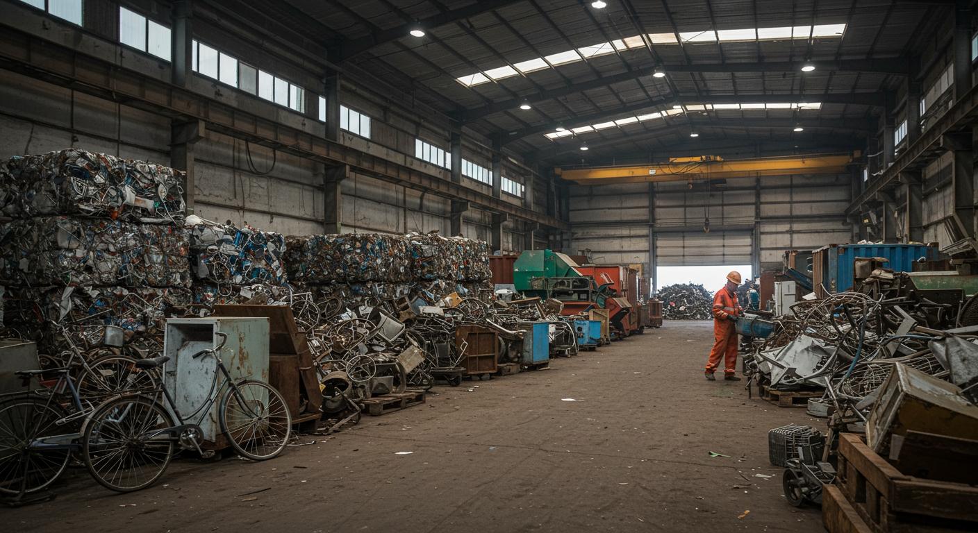 Сортировка и приём бытового металлолома Приём бытового металлолома