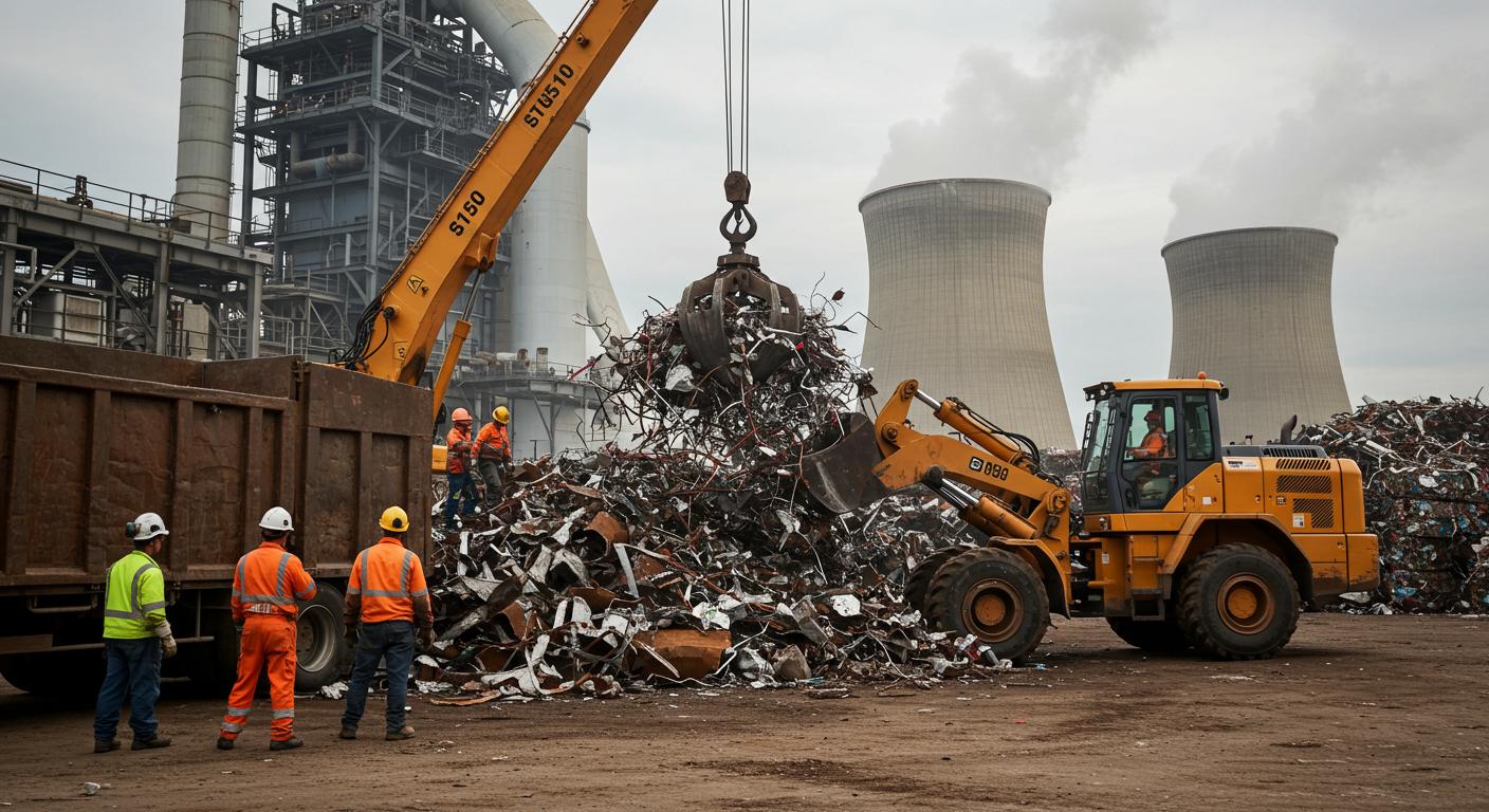 Вывоз металлолома с энергетических предприятий