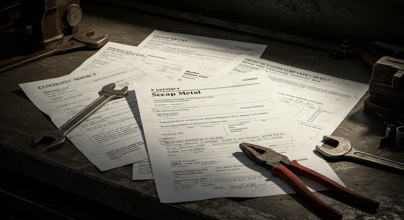 Документы для сдачи металлолома
