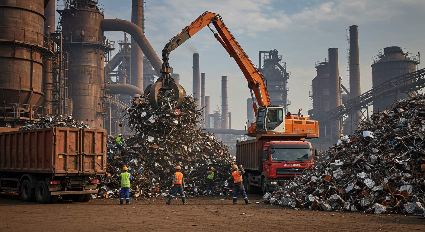 Вывоз металлолома с металлургических комбинатов