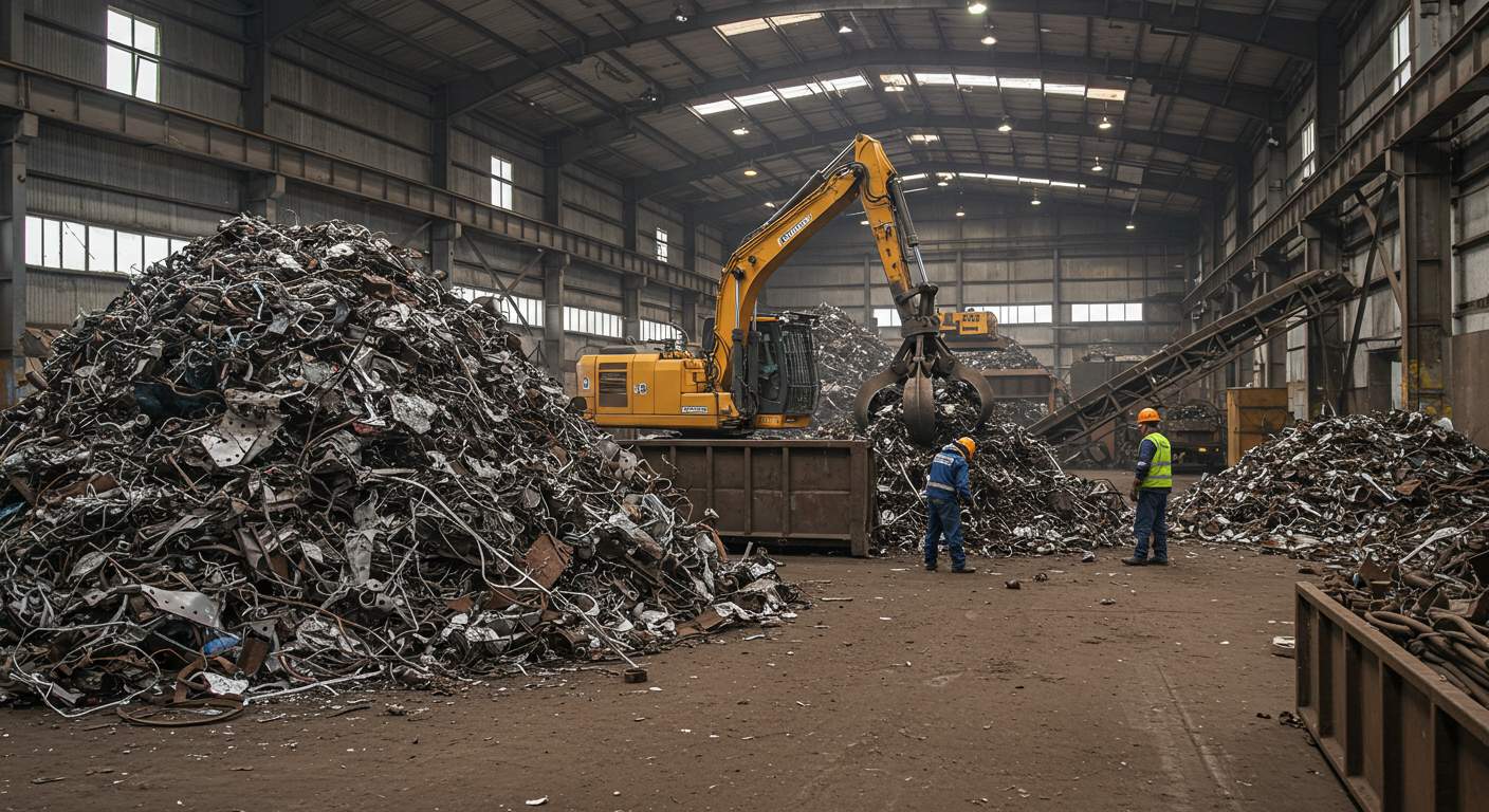 Вывоз металлолома с машиностроительного предприятия Вывоз металлолома с машиностроительного предприятия