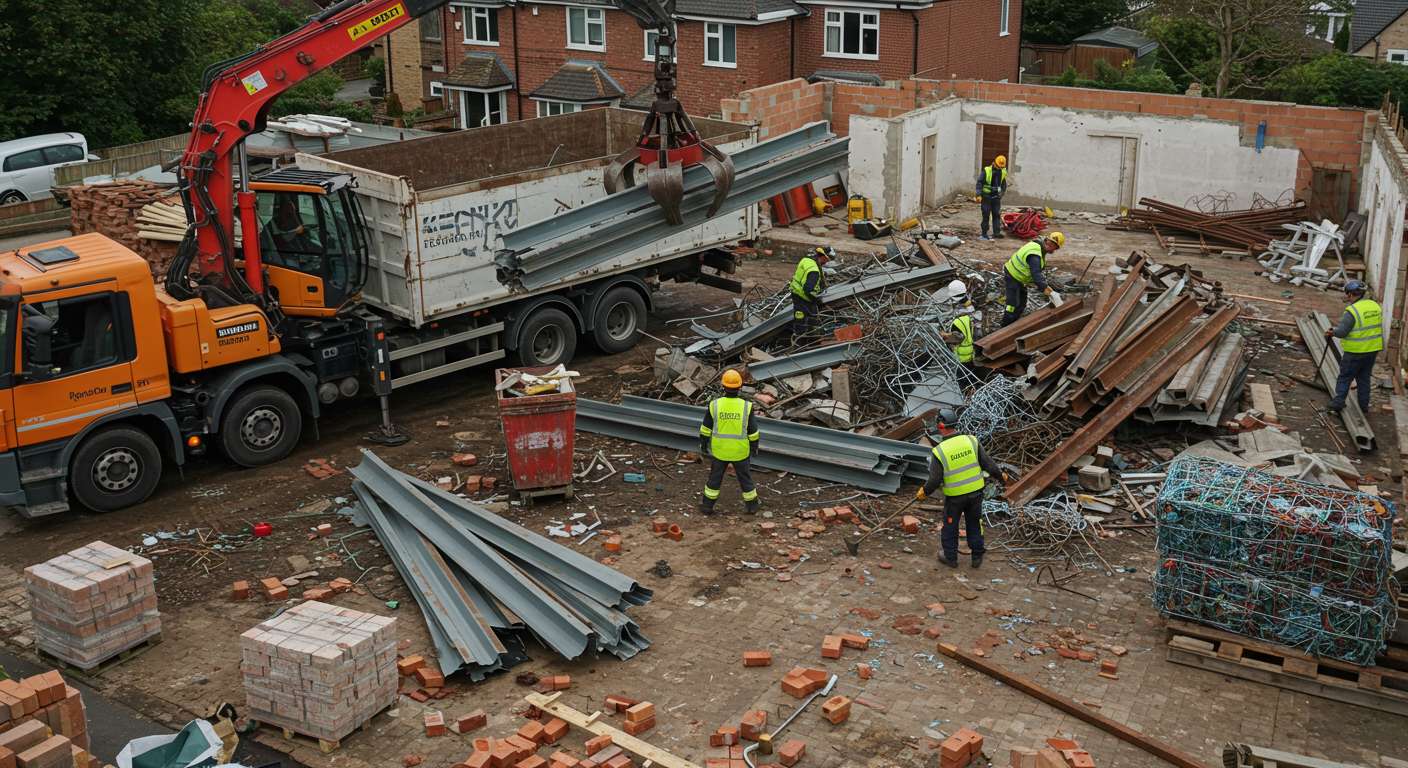 Вывоз металлолома с жилого строительства Вывоз металлолома с жилого строительства