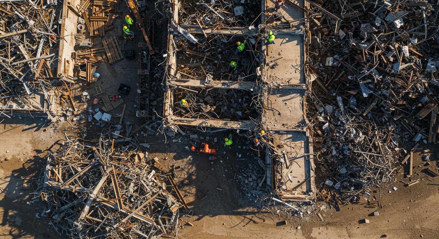 Демонтаж металлолома на строительных предприятиях