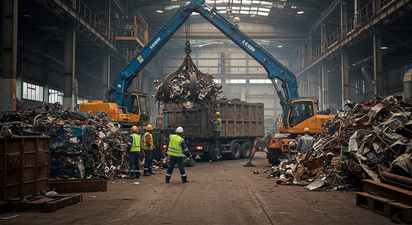 Вывоз металлолома с предприятий