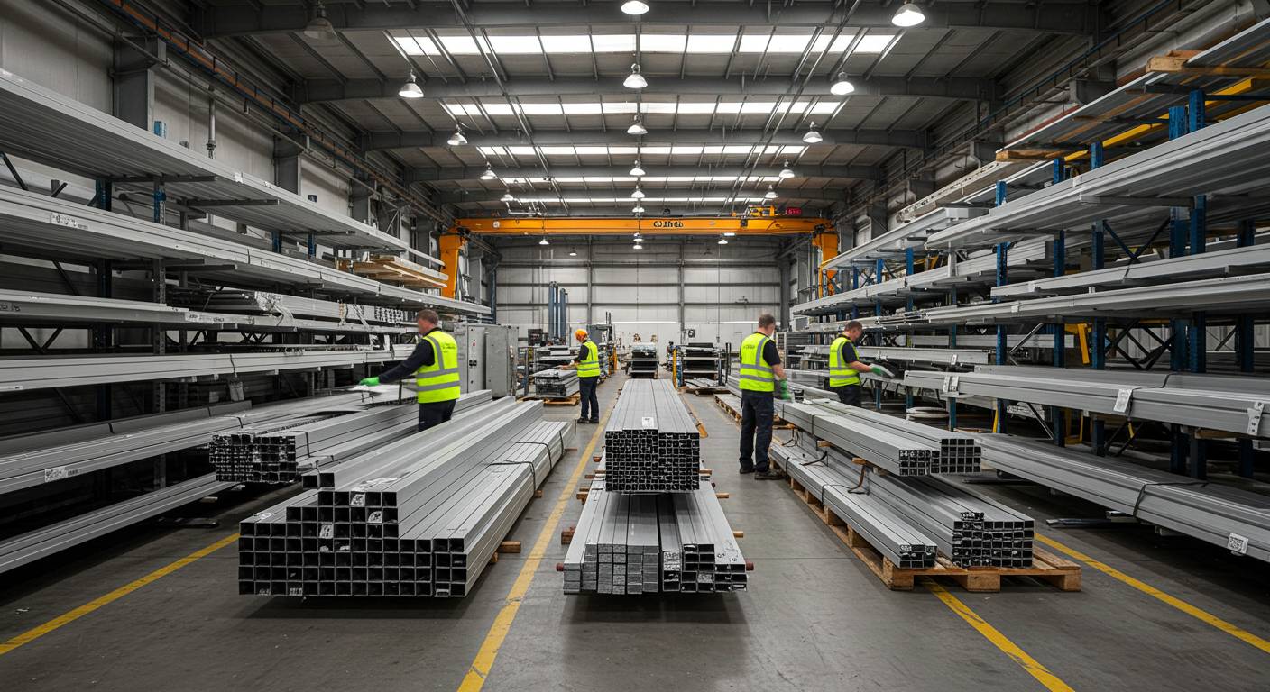 Прием алюминиевых профилей