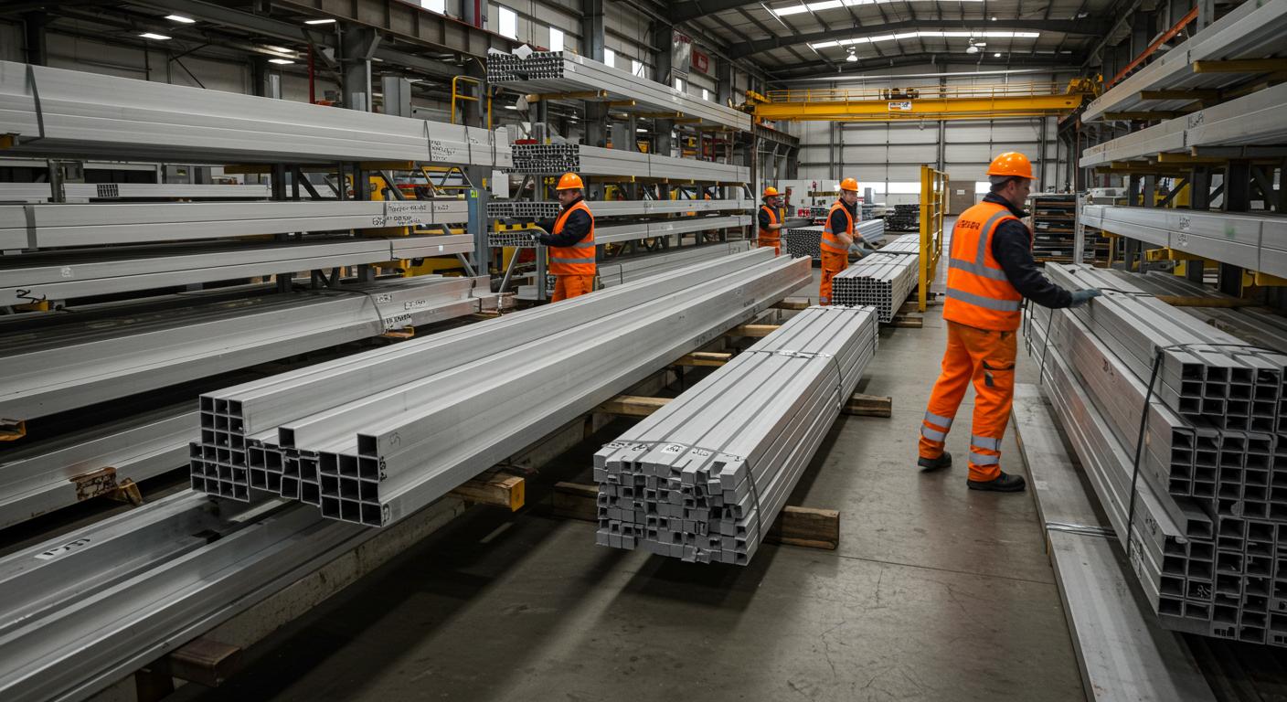 Прием алюминиевых профилей