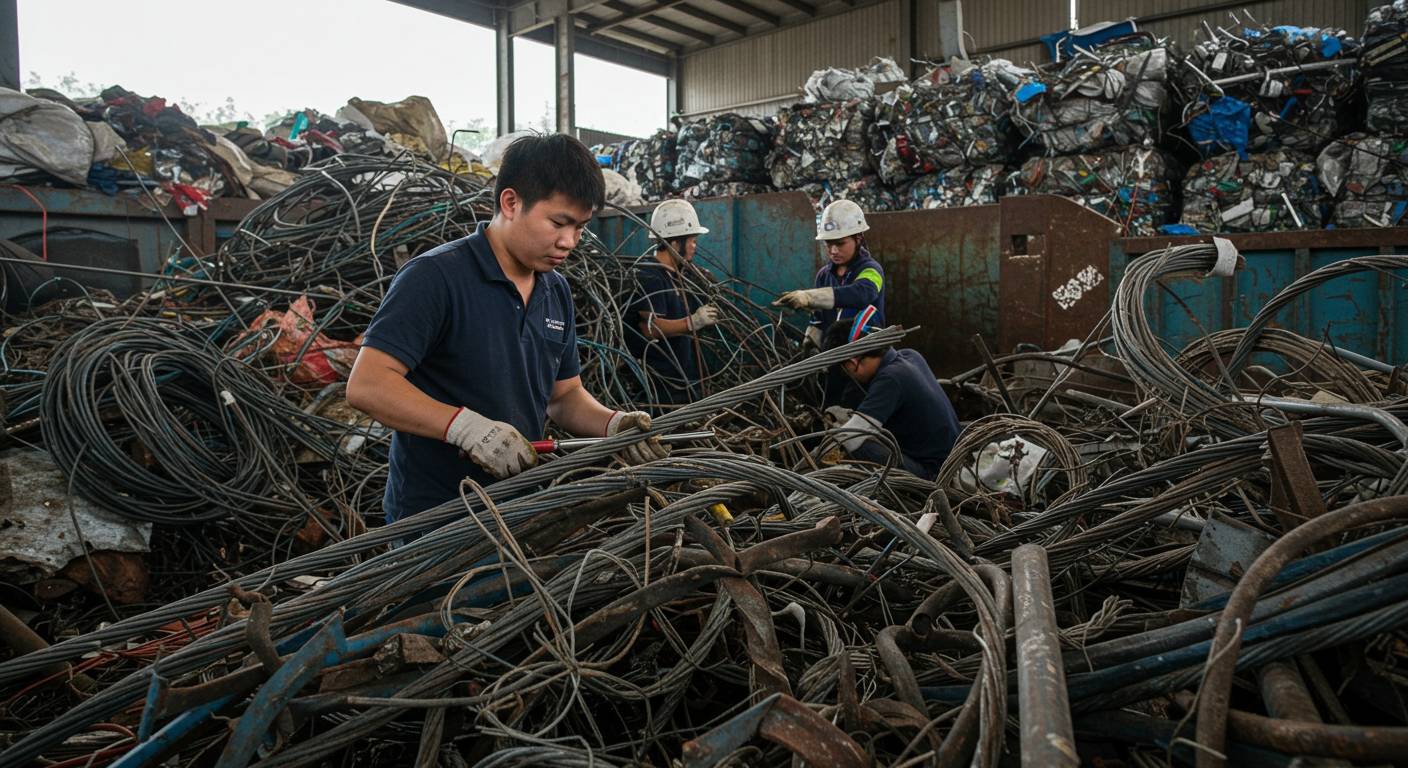 Вывоз кабельного металлолома