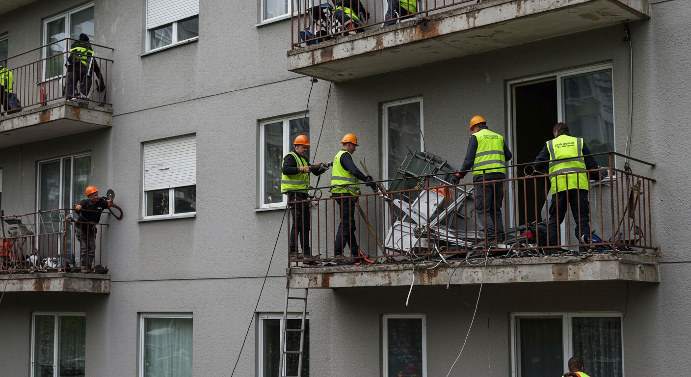 Вывоз металлолома с многоквартирных домов