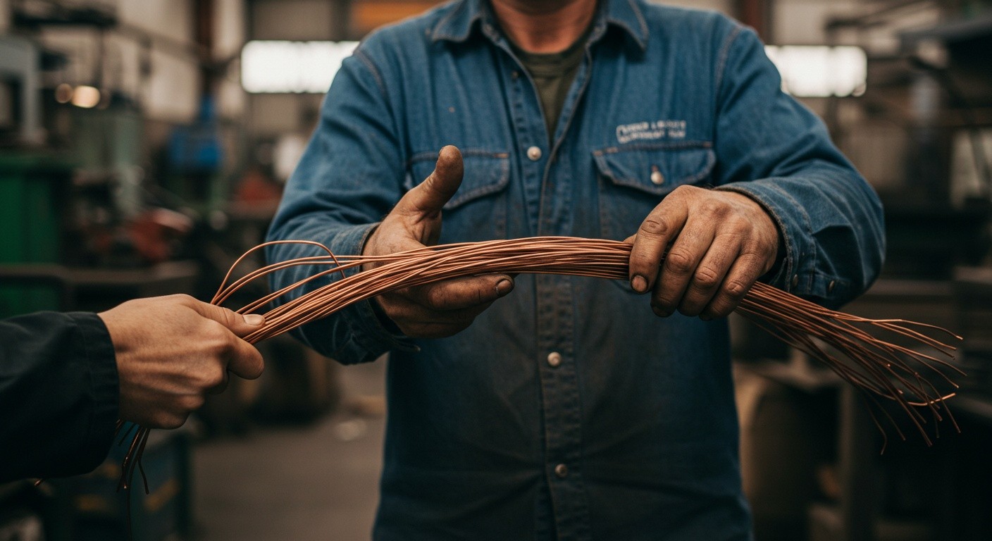 Прием медных проводов Прием медных проводов