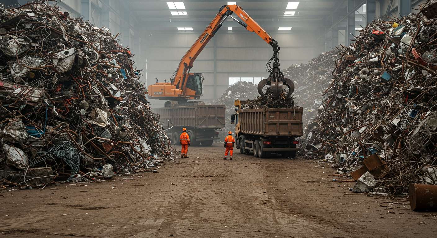 Вывоз крупногабаритного металлолома