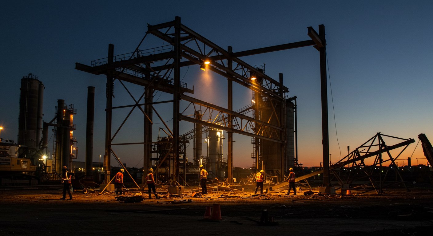 Вывоз промышленных металлоконструкций