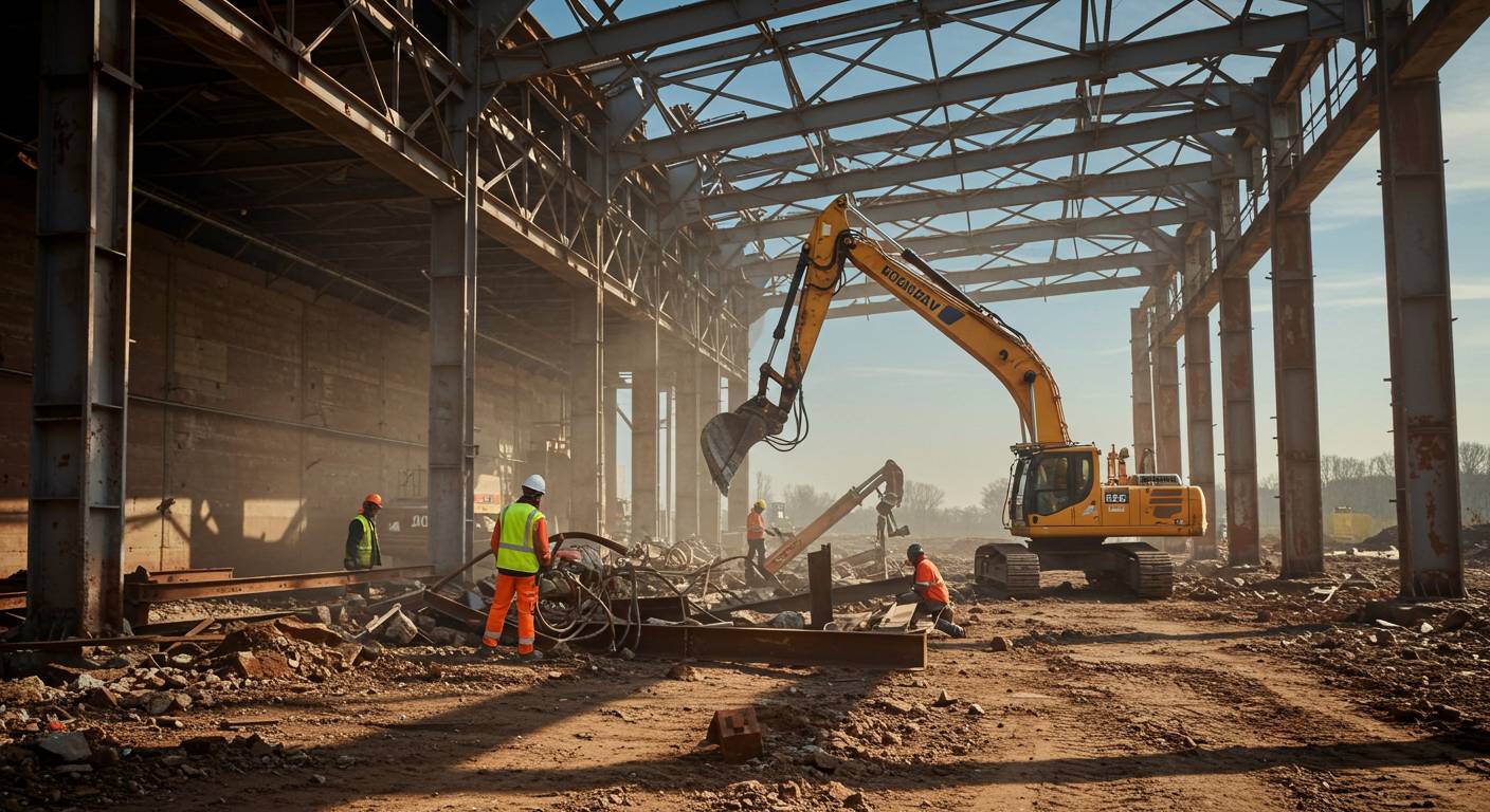 Вывоз промышленных металлоконструкций Вывоз промышленных металлоконструкций