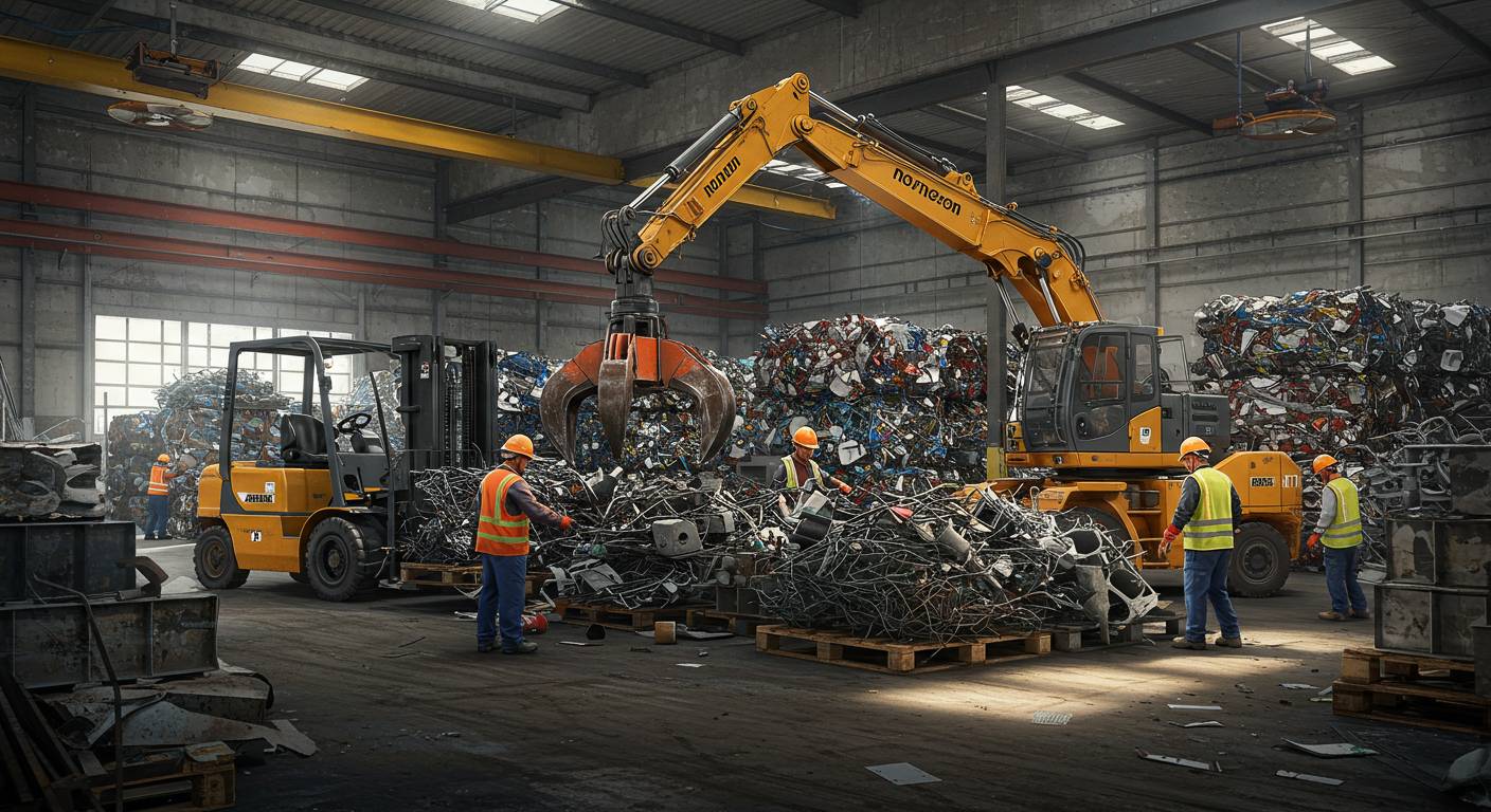 Вывоз металлолома с оптовых складов