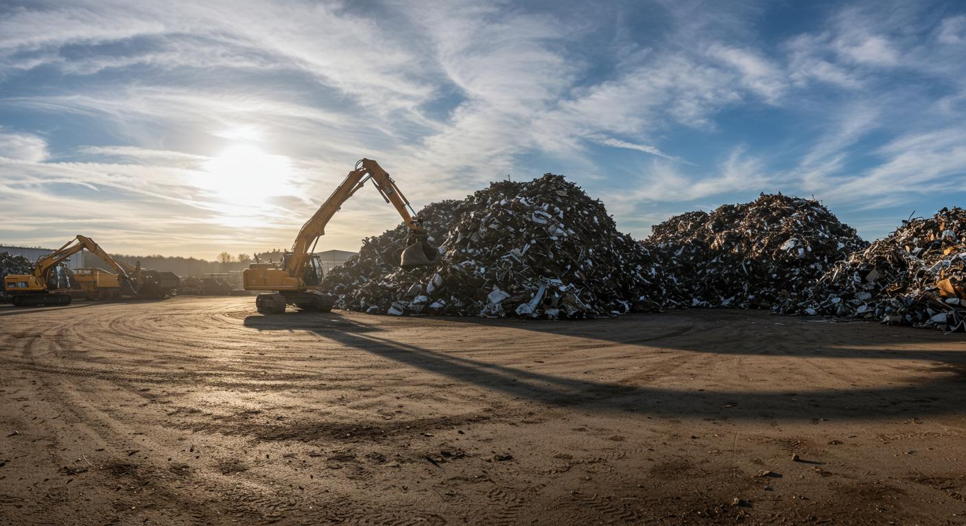 Переработка металлолома после вывоза