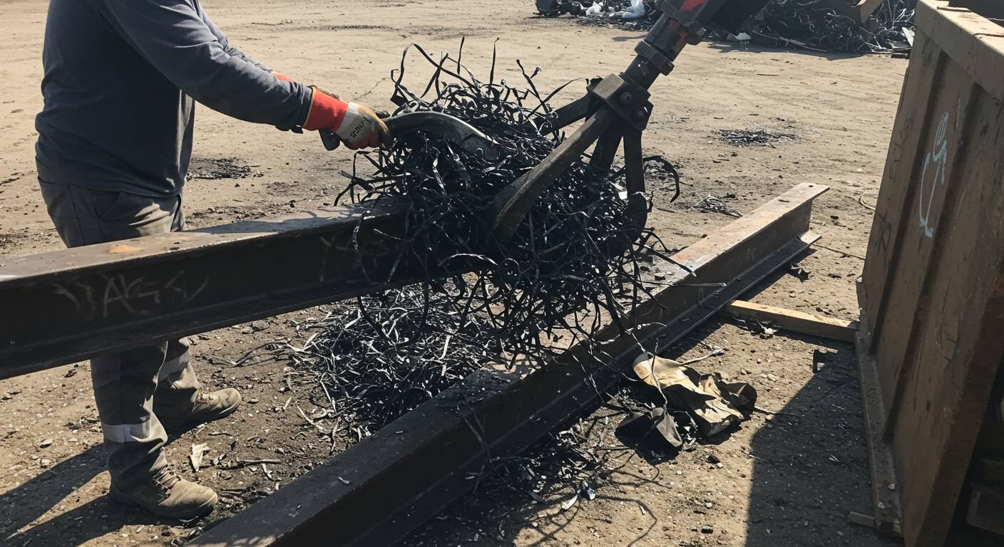 Демонтаж черного металлолома с объектов