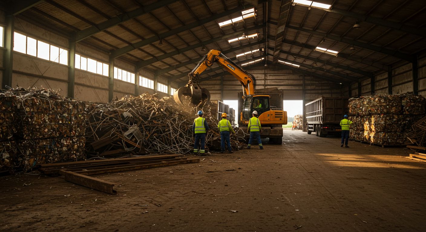 Вывоз металлолома с сельскохозяйственных складов