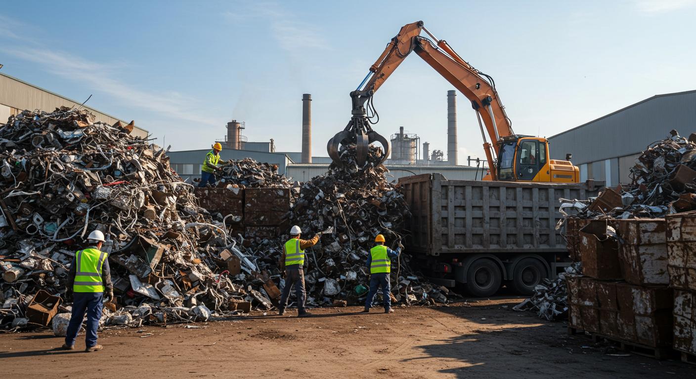 Вывоз металлолома с предприятия Вывоз металлолома с предприятия