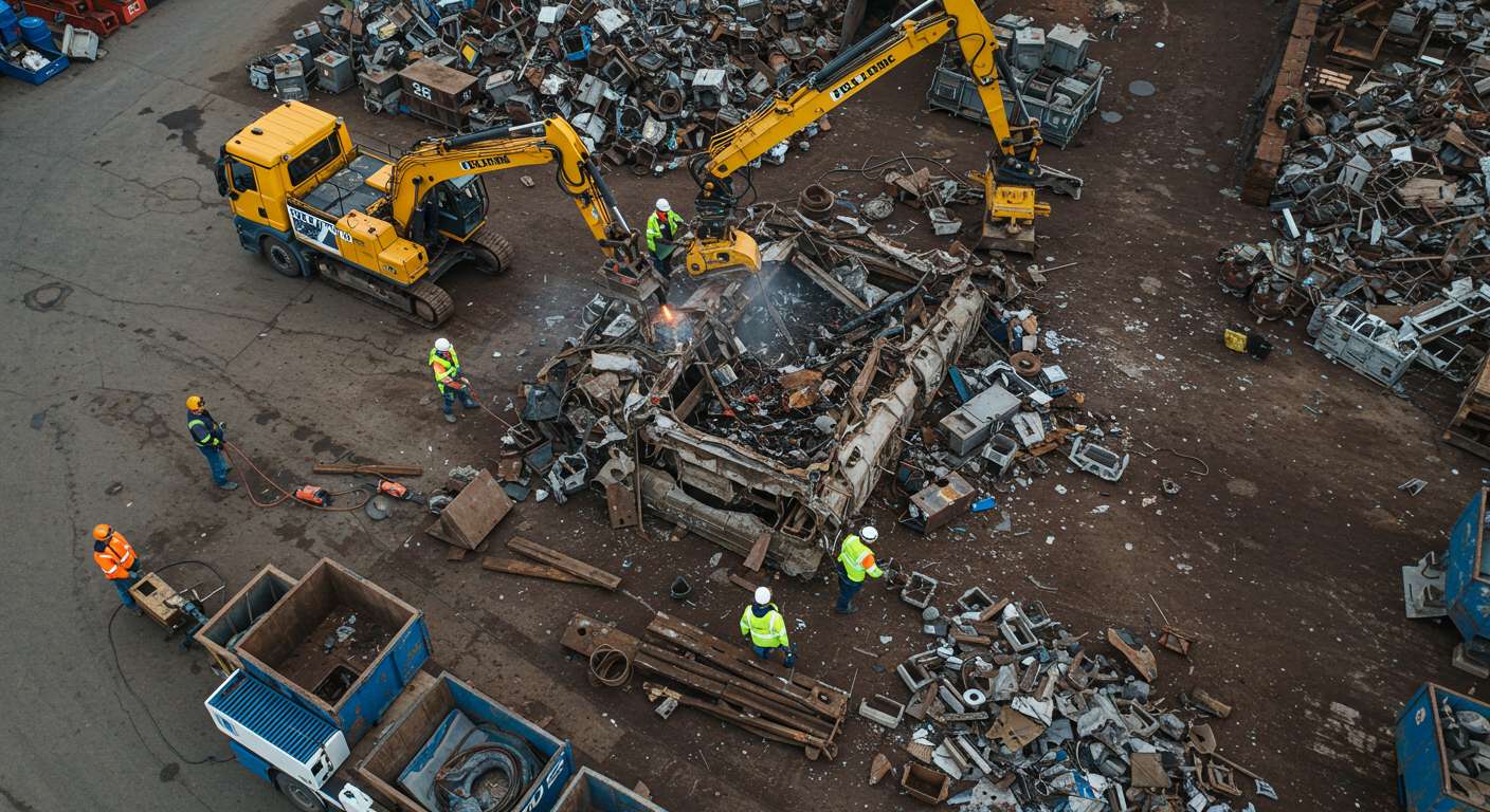 Демонтаж и вывоз металлолома комплексно