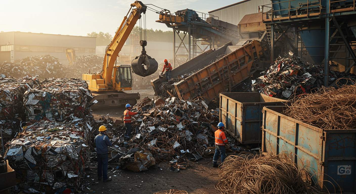 Демонтаж цветного металлолома на предприятиях