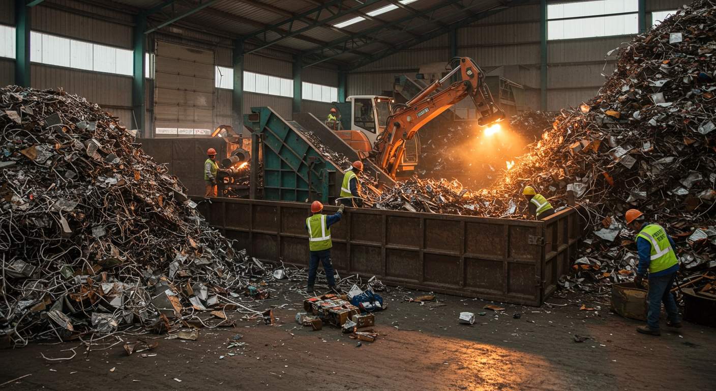 Профессиональный демонтаж цветного металлолома на предприятии Демонтаж цветного металлолома на предприятии