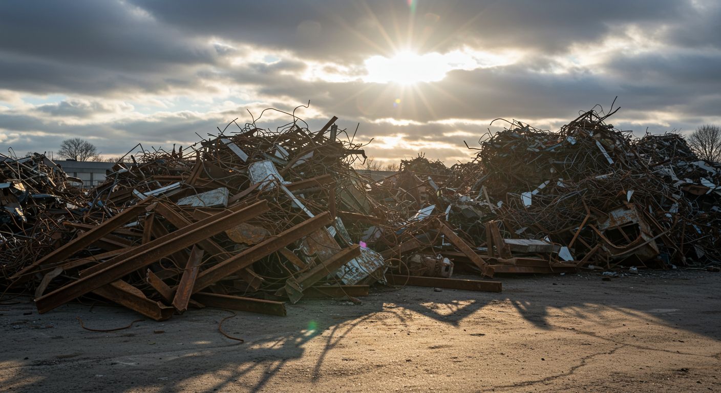 Утилизация металлолома после вывоза Утилизация металлолома после вывоза