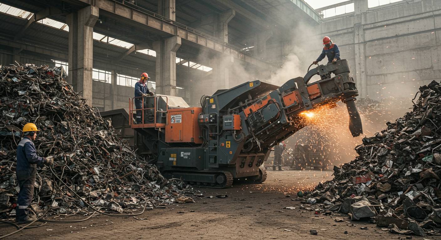 Вывоз металлических отходов на переработку