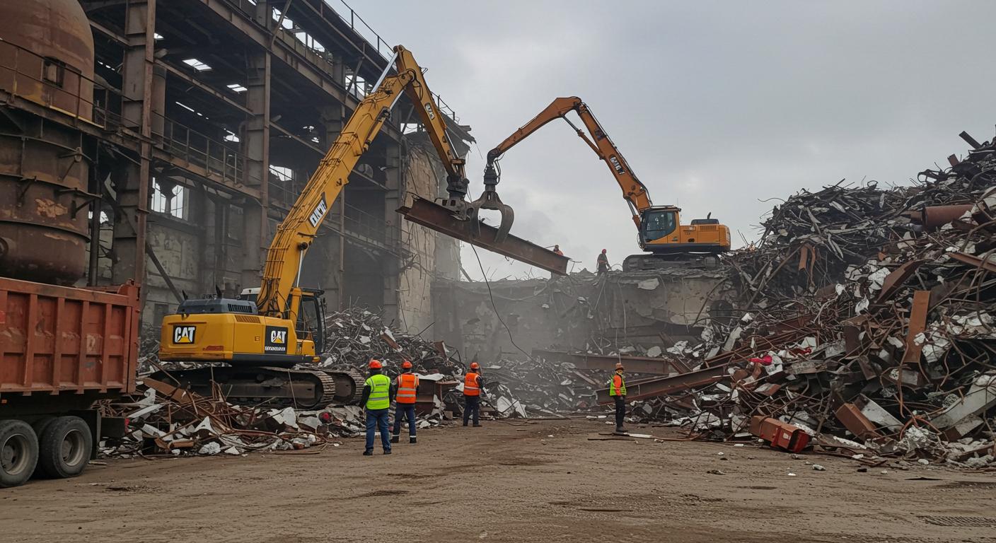 Демонтаж и вывоз металлолома