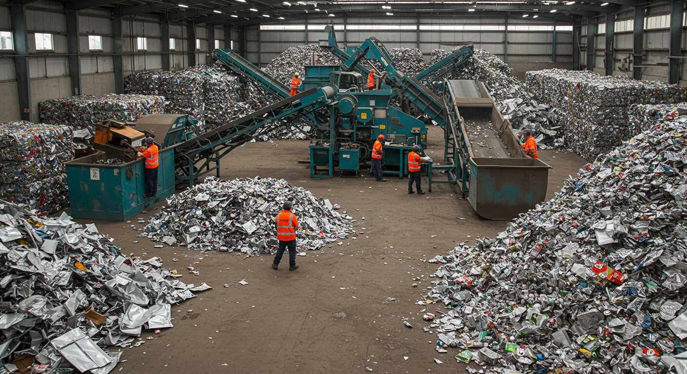 Демонтаж алюминиевого металлолома на предприятиях