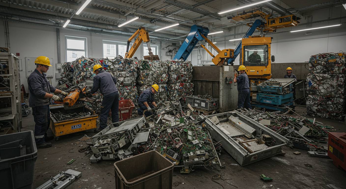 Вывоз металлолома из офисов и производств