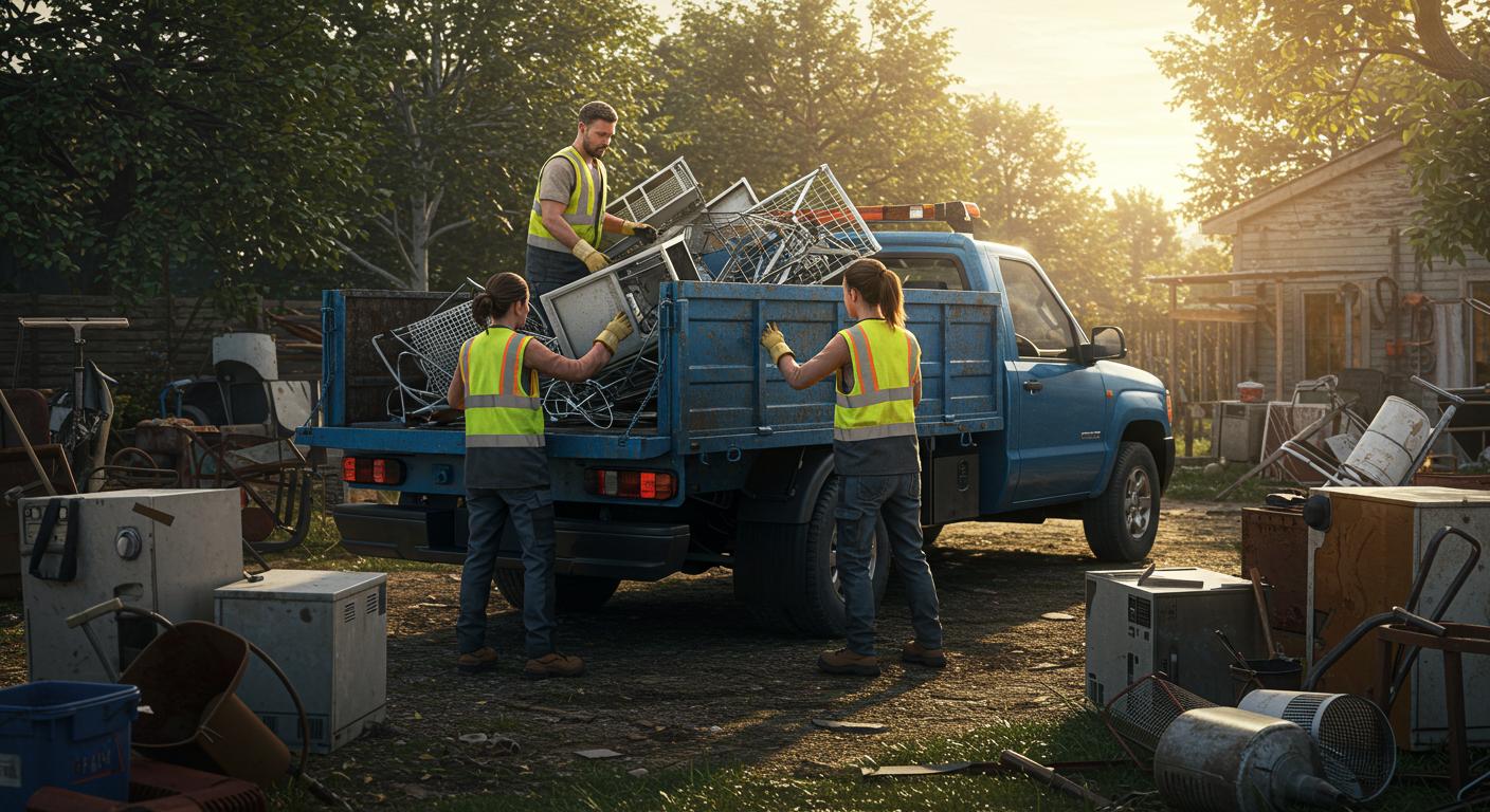 Вывоз металлолома по заявке клиента