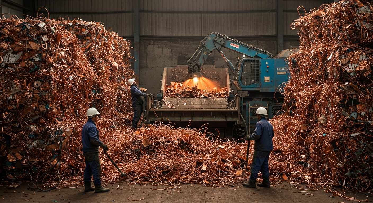 Демонтаж медного металлолома на предприятиях