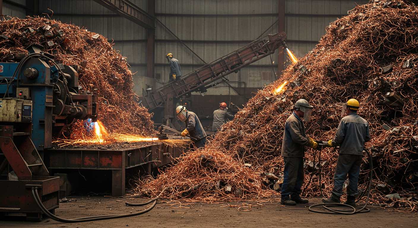 Профессиональный демонтаж медного металлолома на промышленных объектах Демонтаж медного металлолома на предприятии