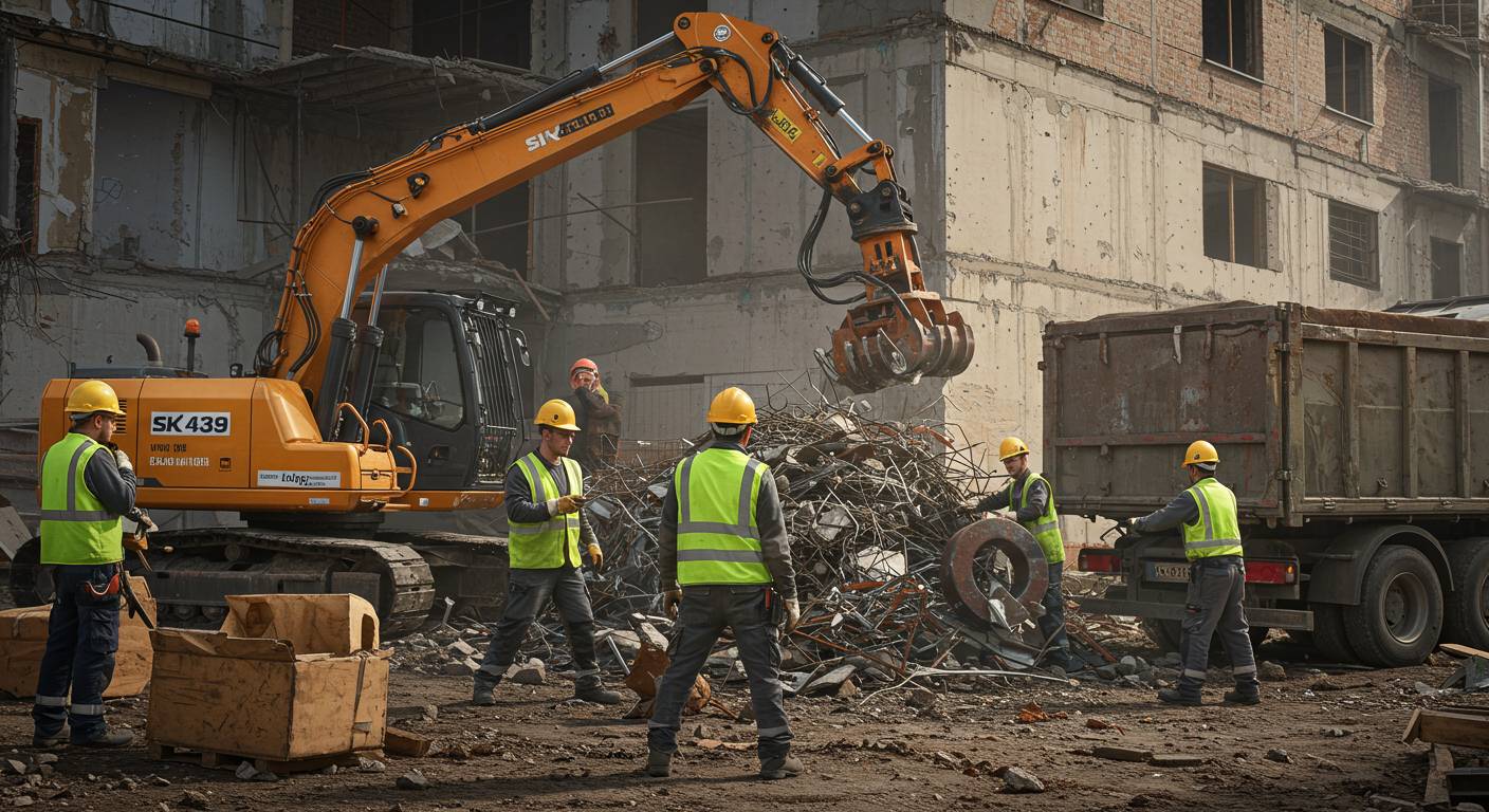 Вывоз металлолома при капитальном ремонте