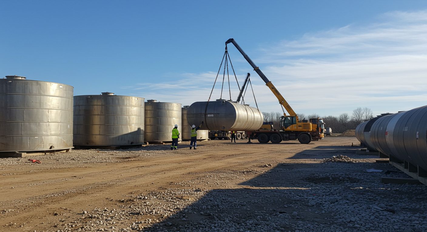 Вывоз металлических резервуаров и цистерн Вывоз металлических резервуаров и цистерн