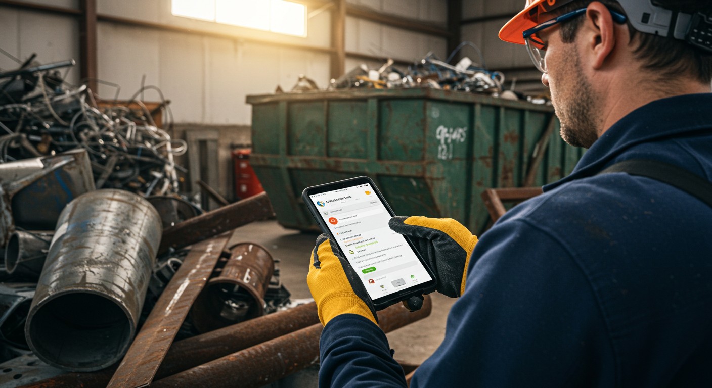 Как оформить заявку на вывоз металлолома