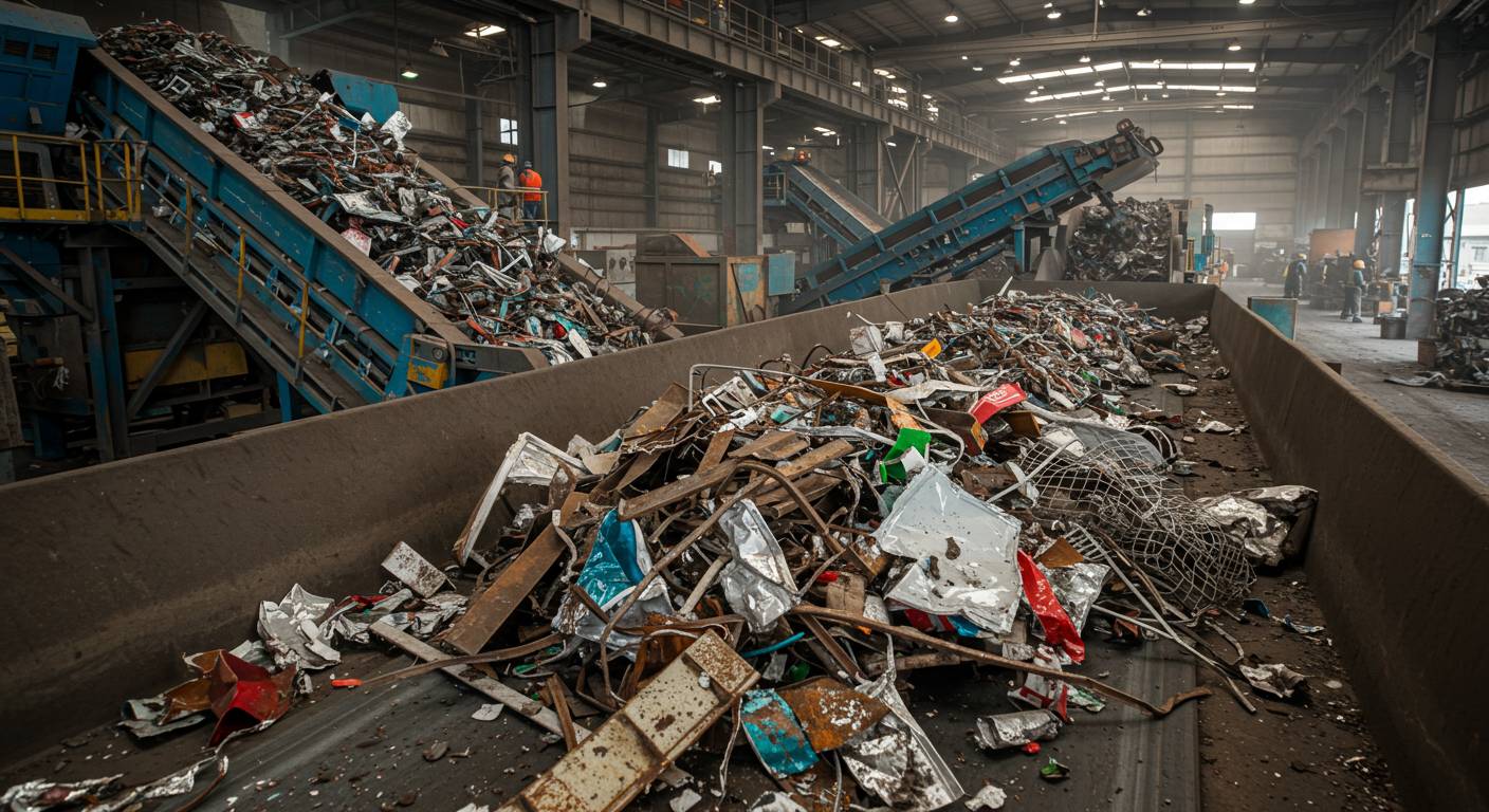 Вывоз металлолома для переработки на заводы