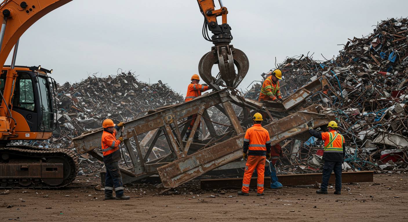 Демонтаж и вывоз металлолома Демонтаж и вывоз металлолома