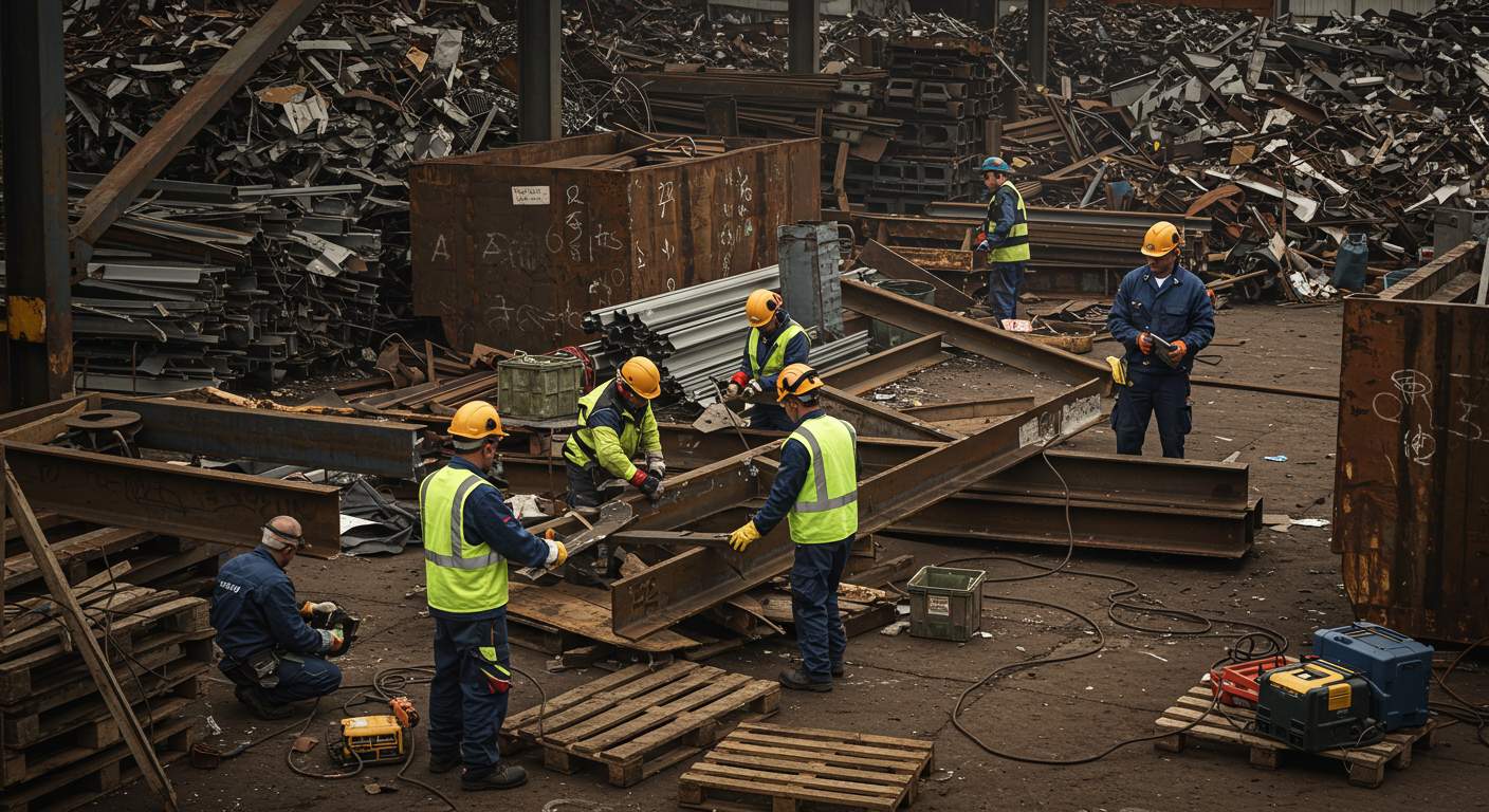 Вывоз металлолома с разборкой на месте Вывоз металлолома с разборкой на месте