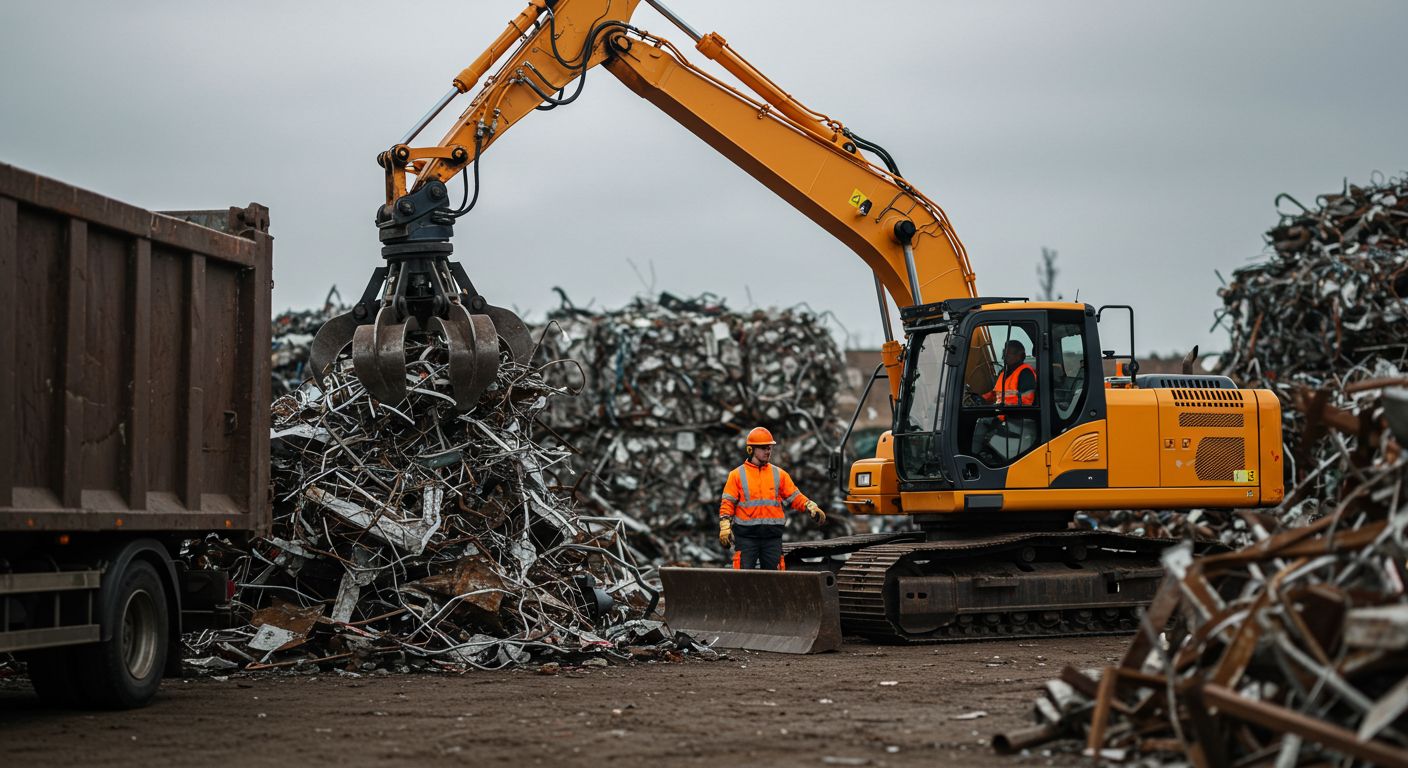 Погрузка и вывоз металлических отходов Вывоз металлических отходов с погрузкой