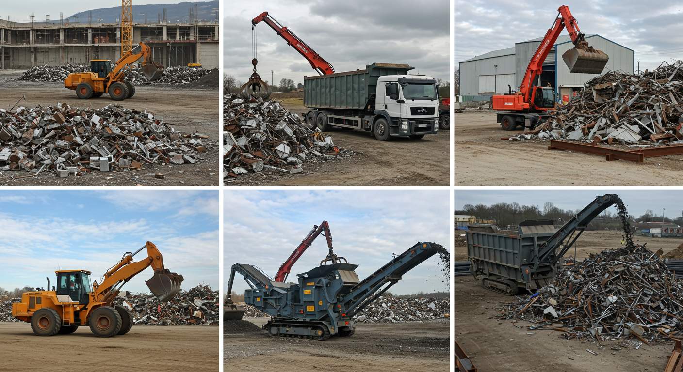 Этапы вывоза и утилизации металлолома