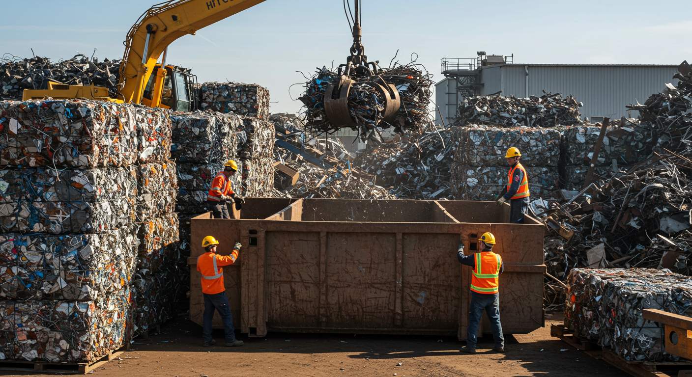 Вывоз металлолома в перерабатывающие пункты