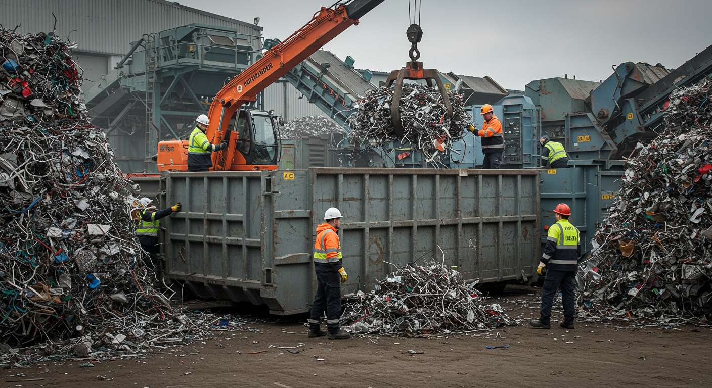 Вывоз металлического мусора на переработку