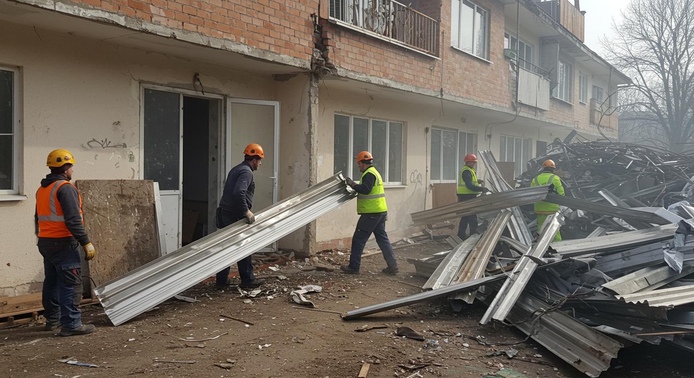 Вывоз нержавеющего металлолома с жилых домов