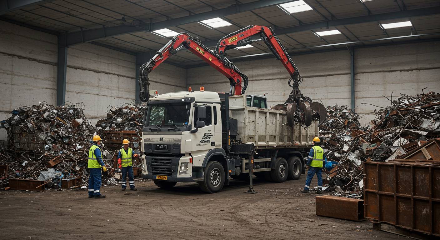 Как осуществляется вывоз металлолома спецтранспортом
