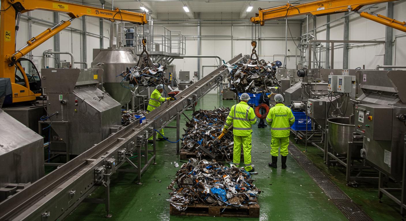 Вывоз металлолома с пищевых и перерабатывающих предприятий