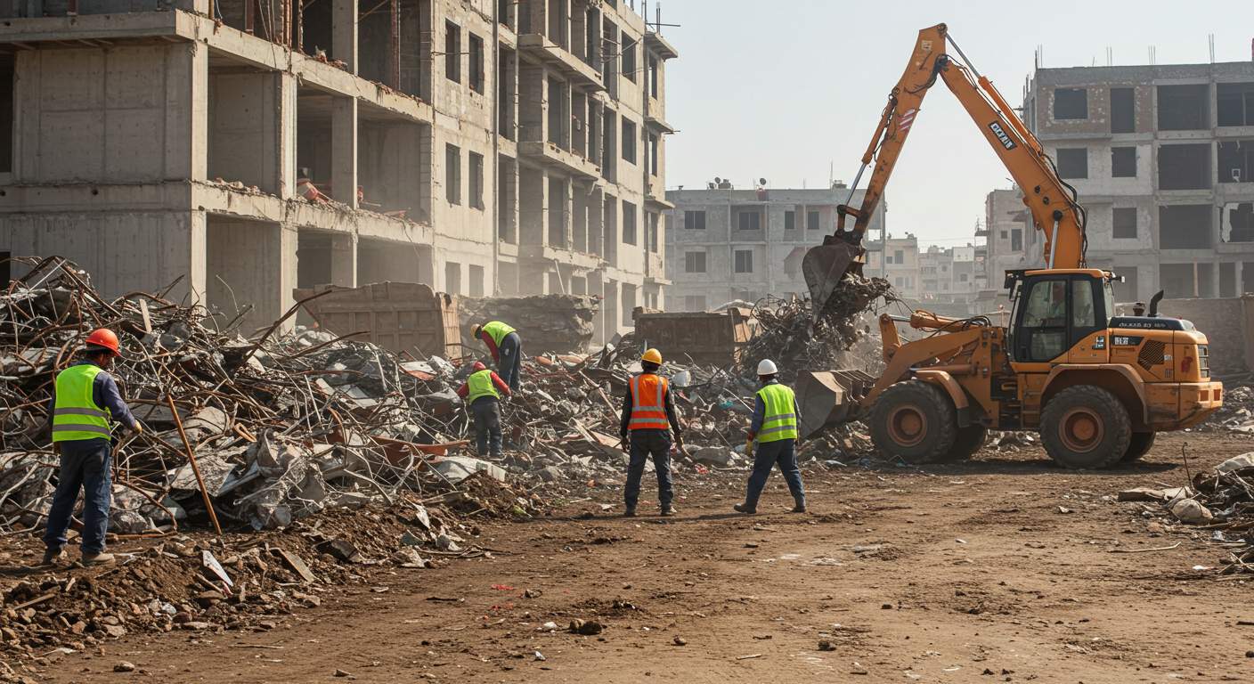 Вывоз металлолома после капитального ремонта