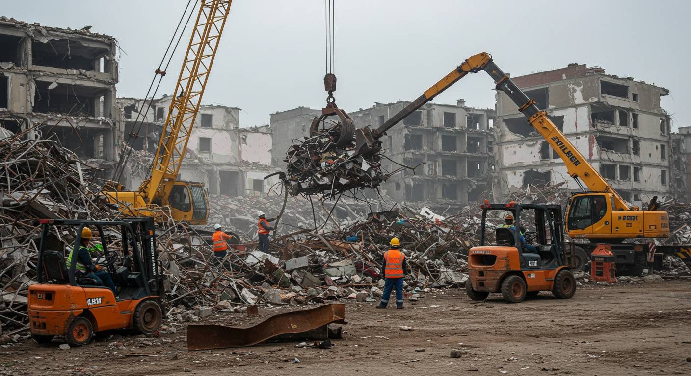 Комплексный демонтаж и вывоз металлолома Вывоз металлолома после капитального ремонта