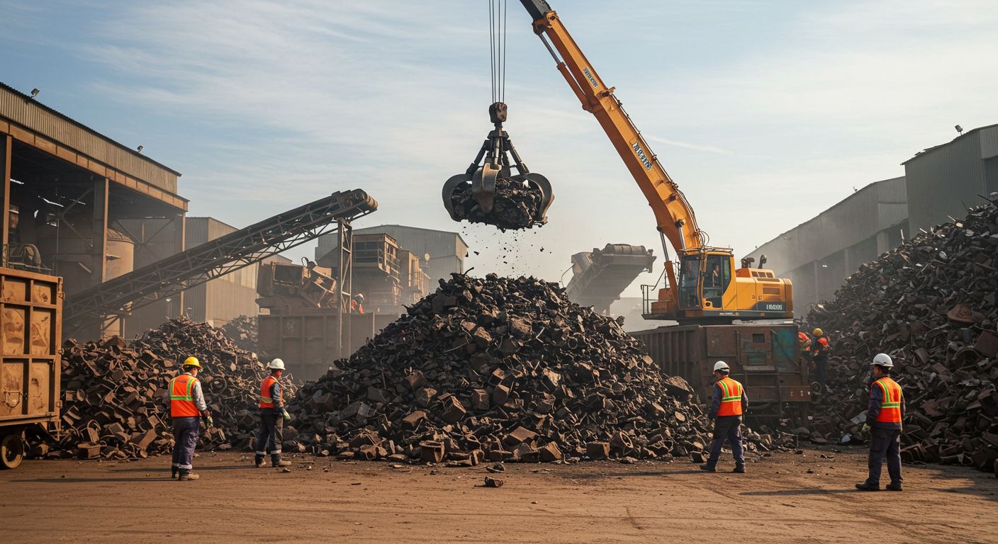 Приём чугунного лома в пункте