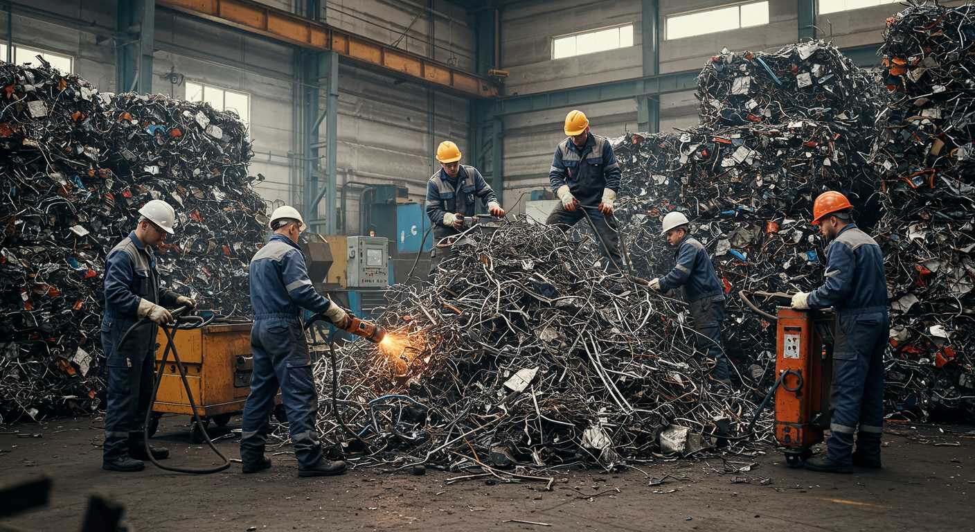 Демонтаж металлолома на машиностроительных цехах