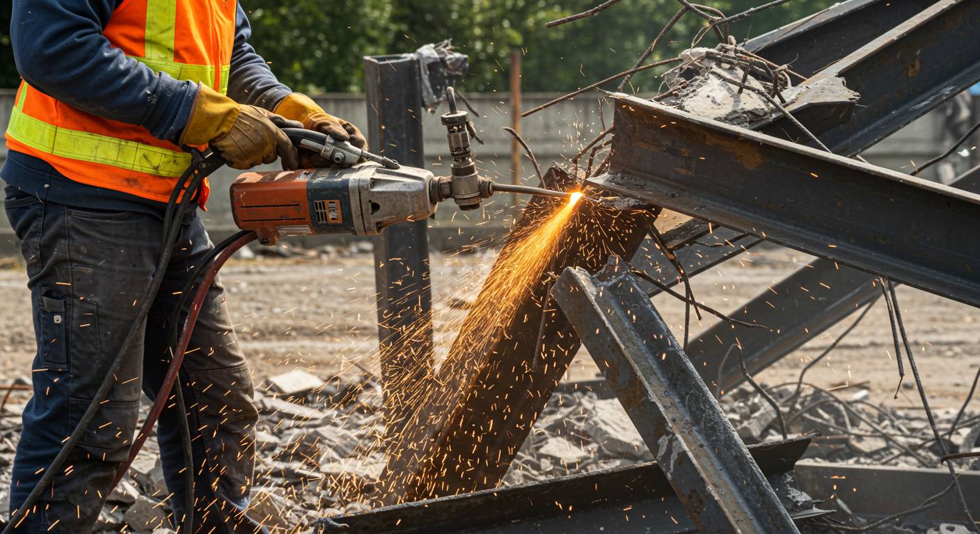 Демонтаж строительных металлических конструкций